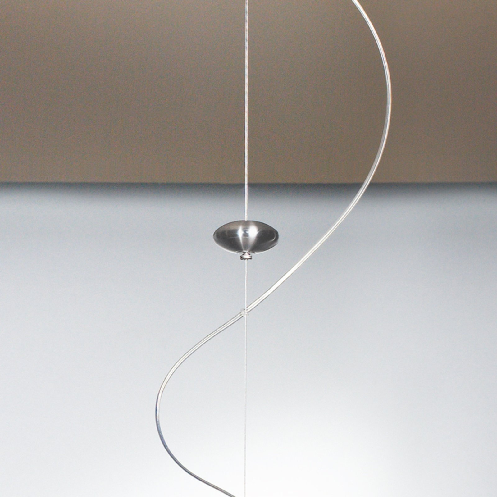 AIH - puristic pendant light 28 cm white lustrous