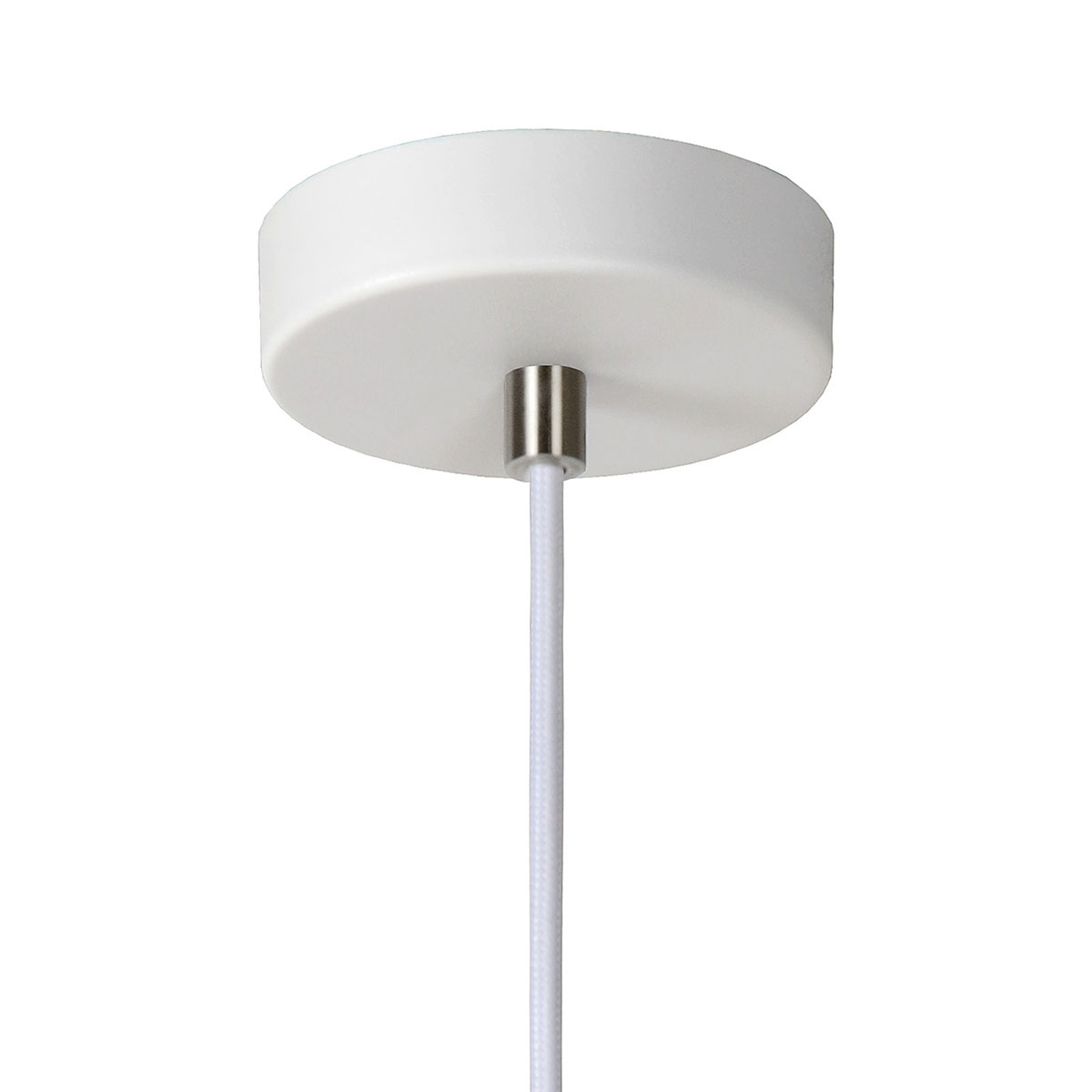 Gipsowa lampa wisząca Gipsy w kształcie stożka