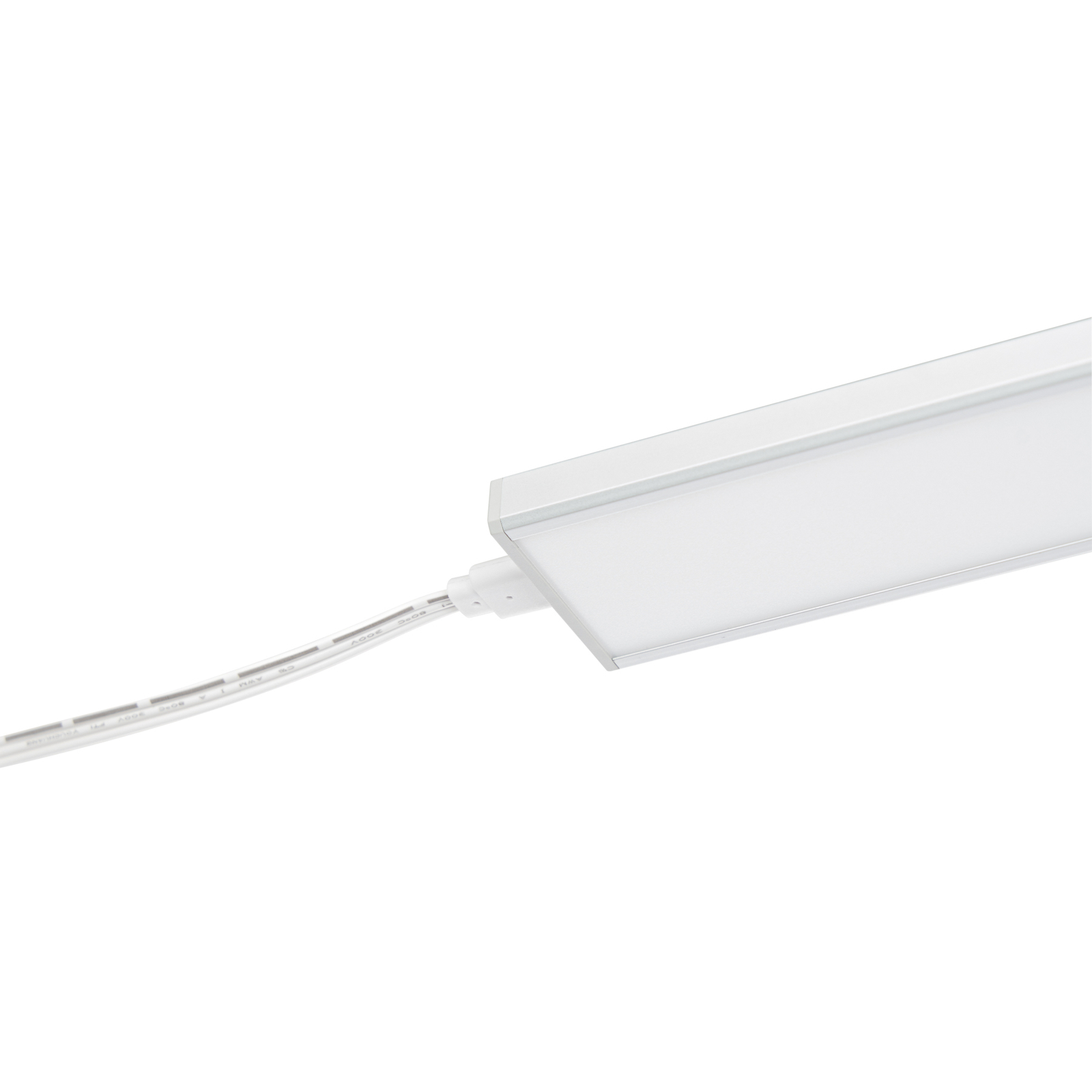Prios Ashtonis Candeeiro de mesa LED, angular, 40 cm
