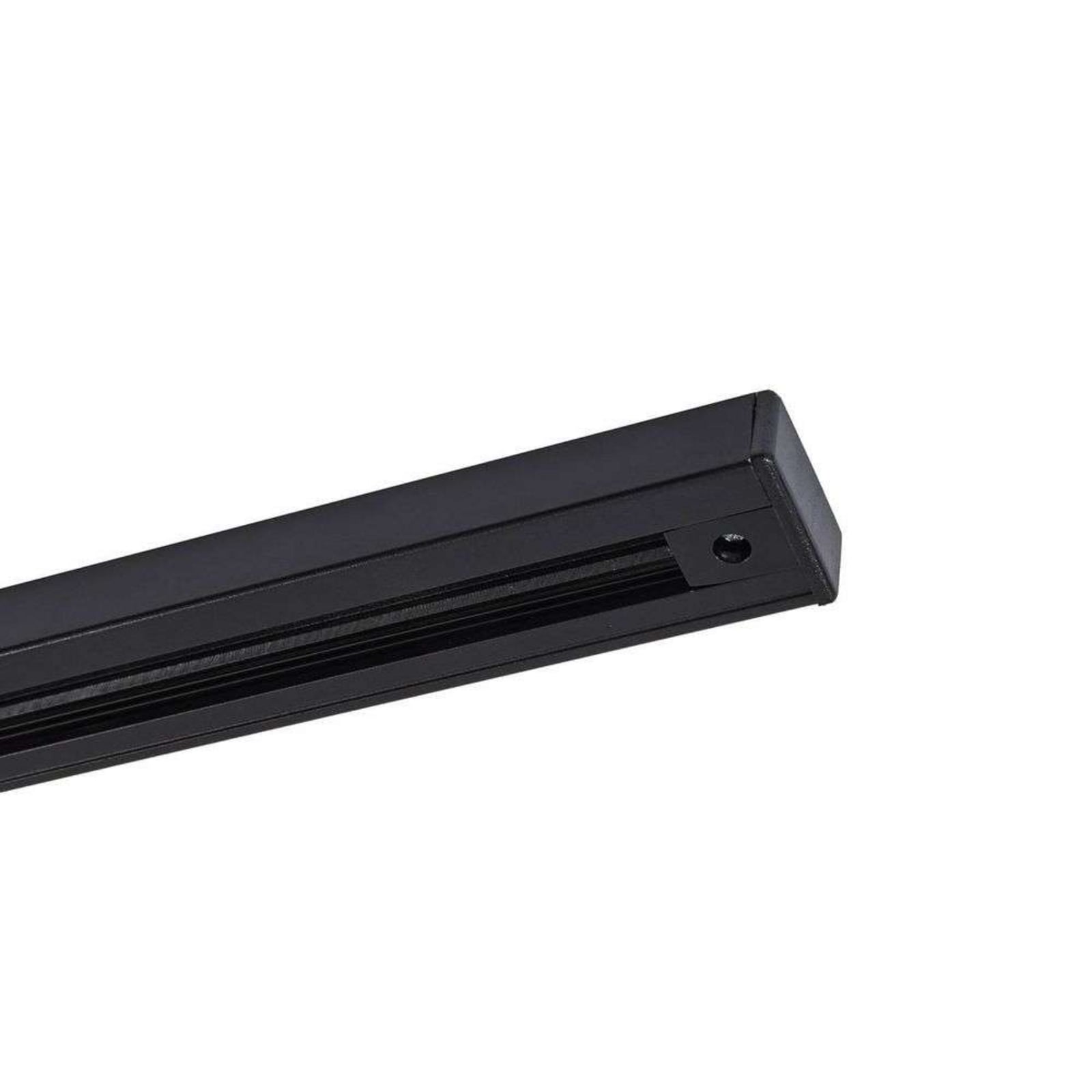 Lindby rail électrique Linaro, 2 m, noir, système monophasé Lindby rail électrique Linaro, 2 m, noir, système monophasé