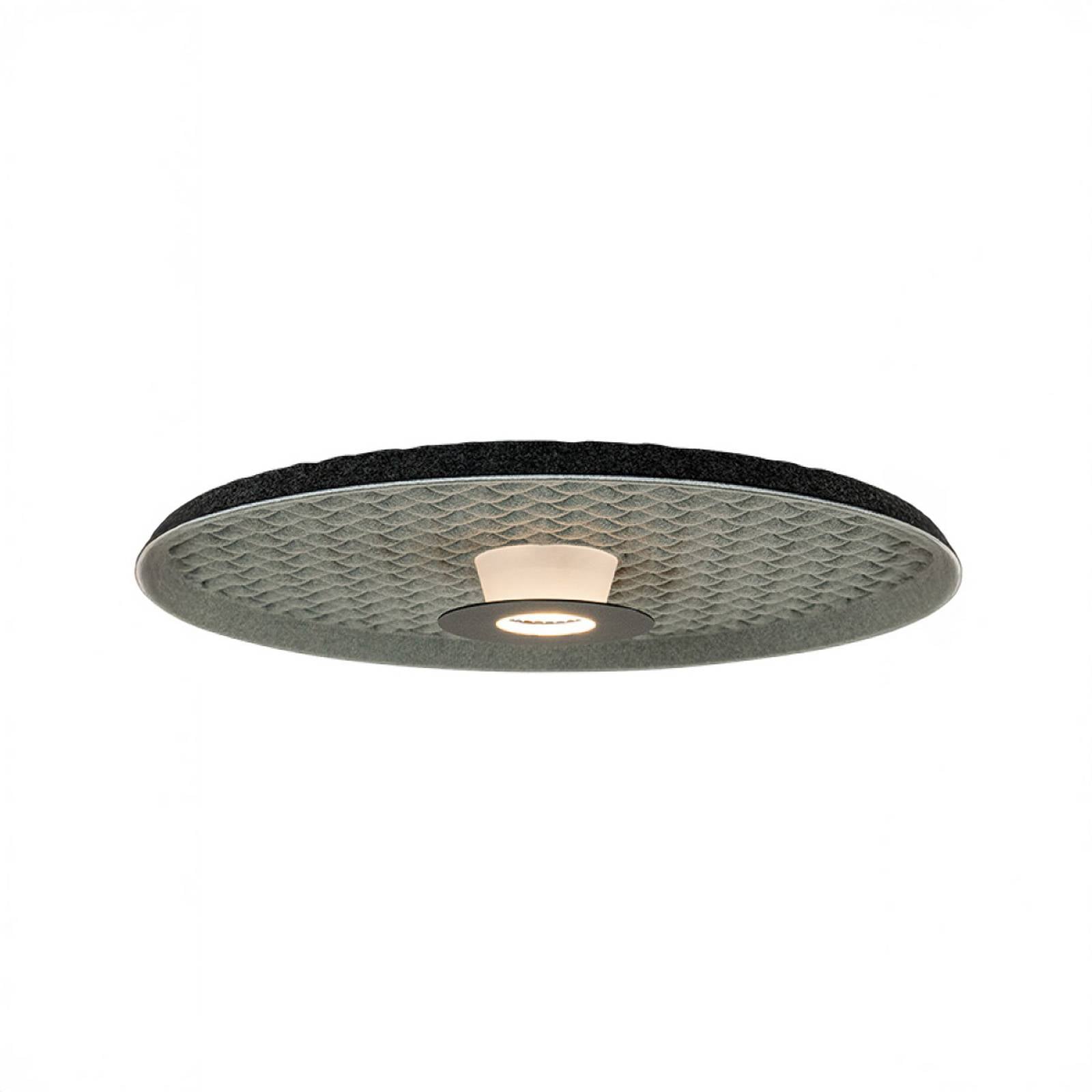 Zambelis Led Ceiling Light 25177, Grey/Black, Ø 45 Cm, Metal