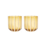 Mizu-lasi, keltainen, korkeus 8 cm, 2 kpl:n sarja – OYOY Living Design