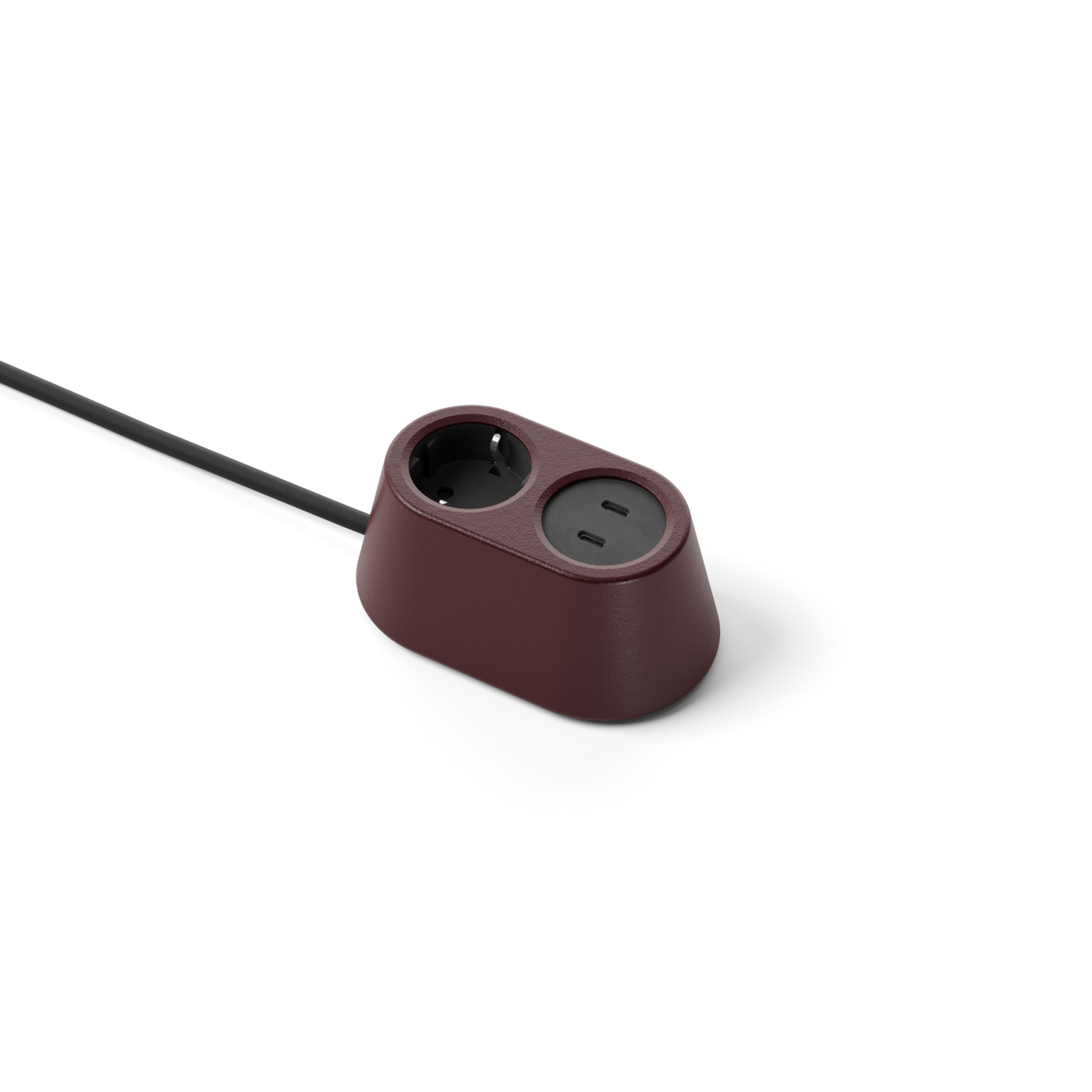 NOMAD BLOCK Power Point, dark red, 1TypeF+USB - Forming Function