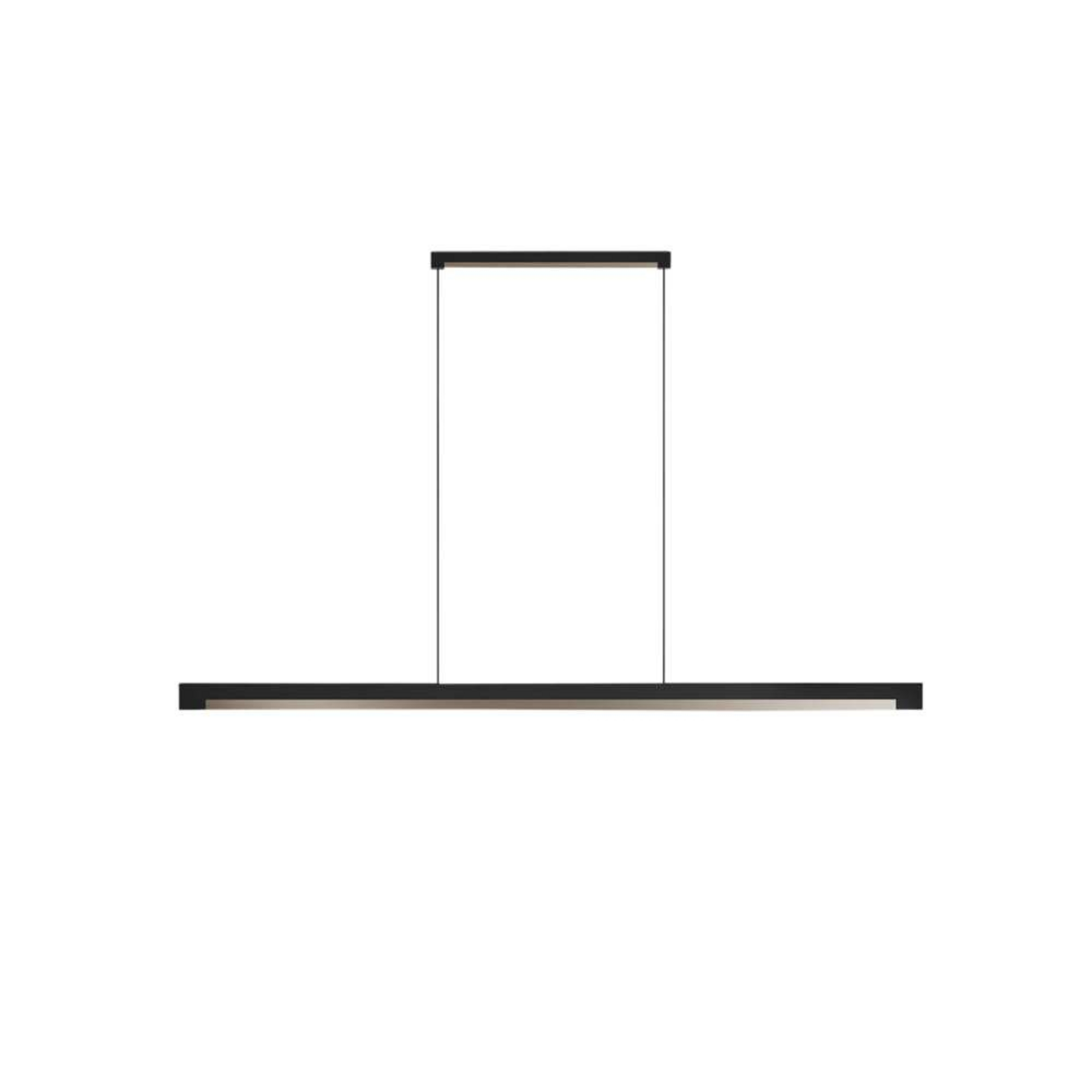 Inlay S1400 Linear Pendant Matt Black/Satin Gold - Light-Point