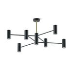 Modo Luce Chandelier plafonieră 13 bec 100cm negru