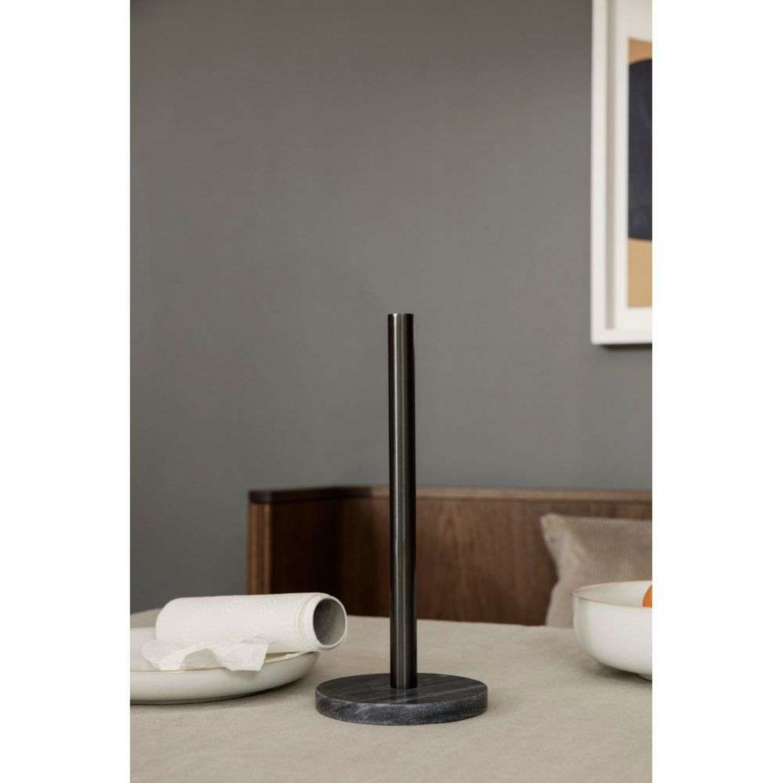 Paper Towel Holder Black Brass - ferm LIVING