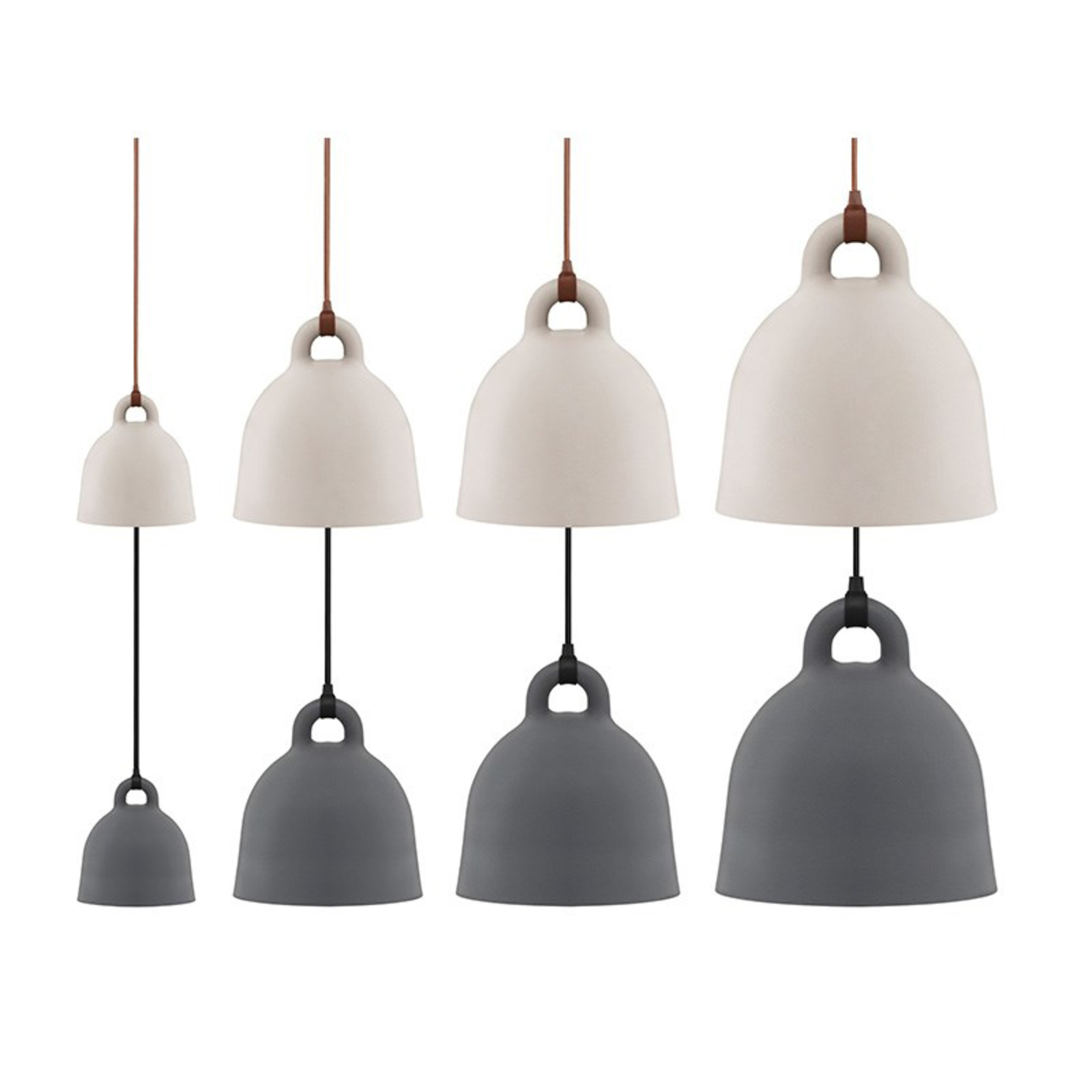 Bell Lustră Pendul X-Small Grey - Normann Copenhagen