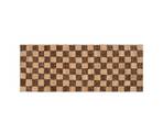 Check Wool Jute Runner 70x180 Coffee/Natural - ferm LIVING