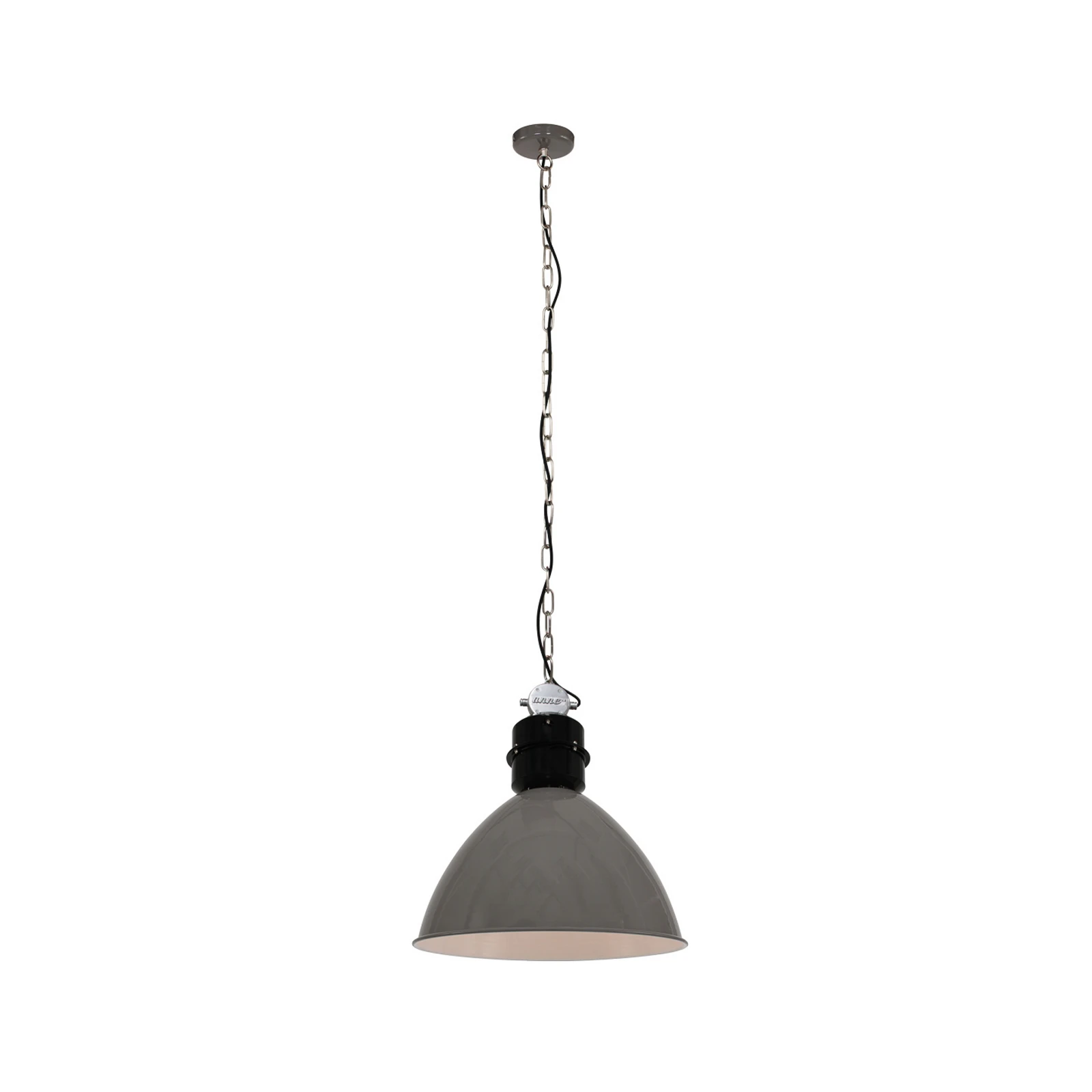 Pakabinamas šviestuvas „Frisk“, pilkos spalvos, Ø 50 cm, metalinis, E27