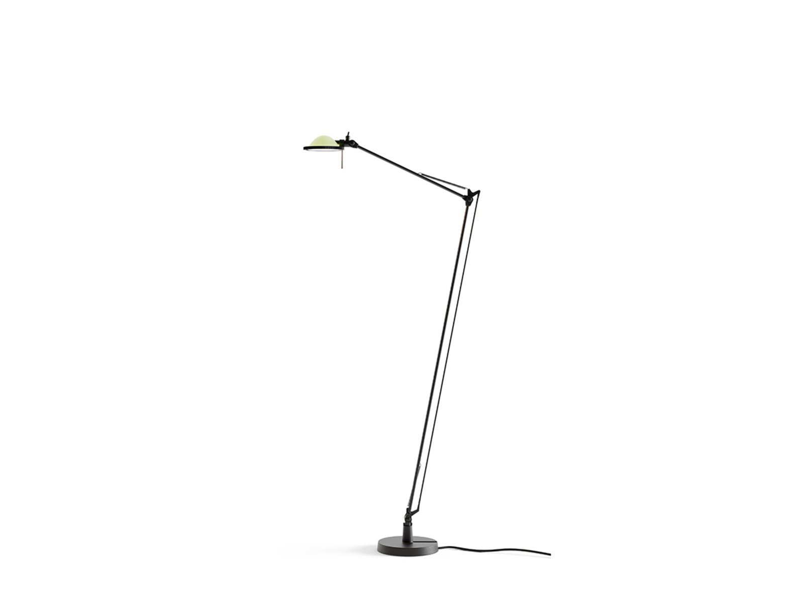 Berenice Floor Lamp Green Glass/Black - Luceplan