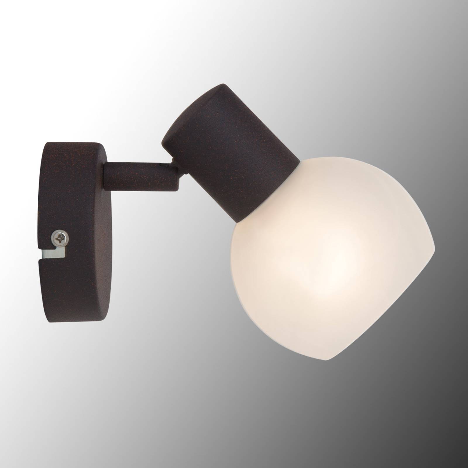 Kontrastująca lampa ścienna Gabon