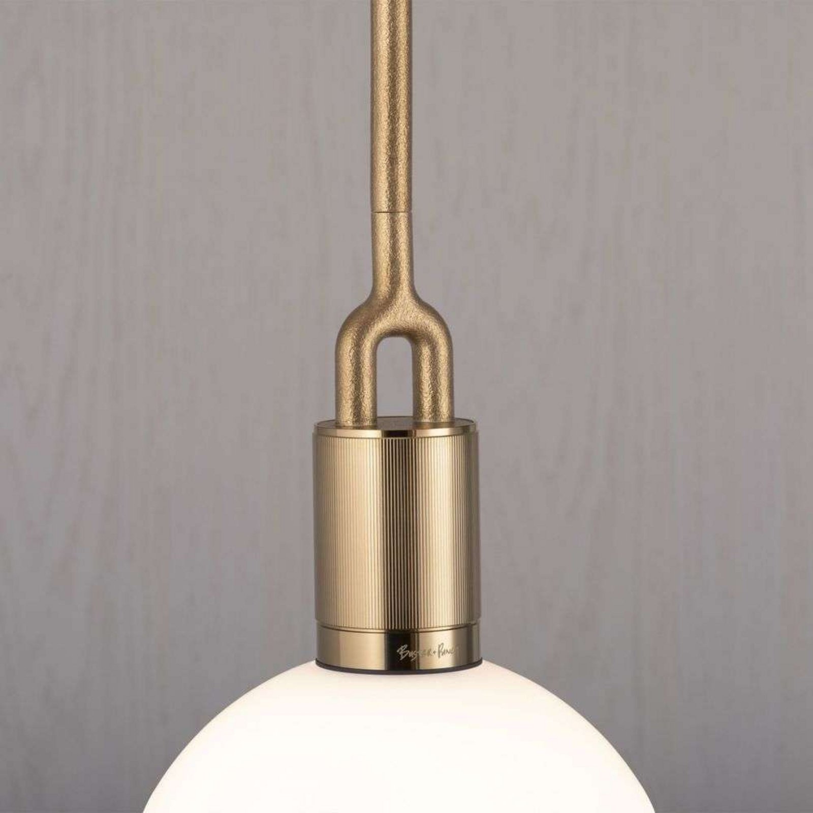 Forked Globe Lustră Pendul Dim. Medium Opal/Brass - Buster+Punch