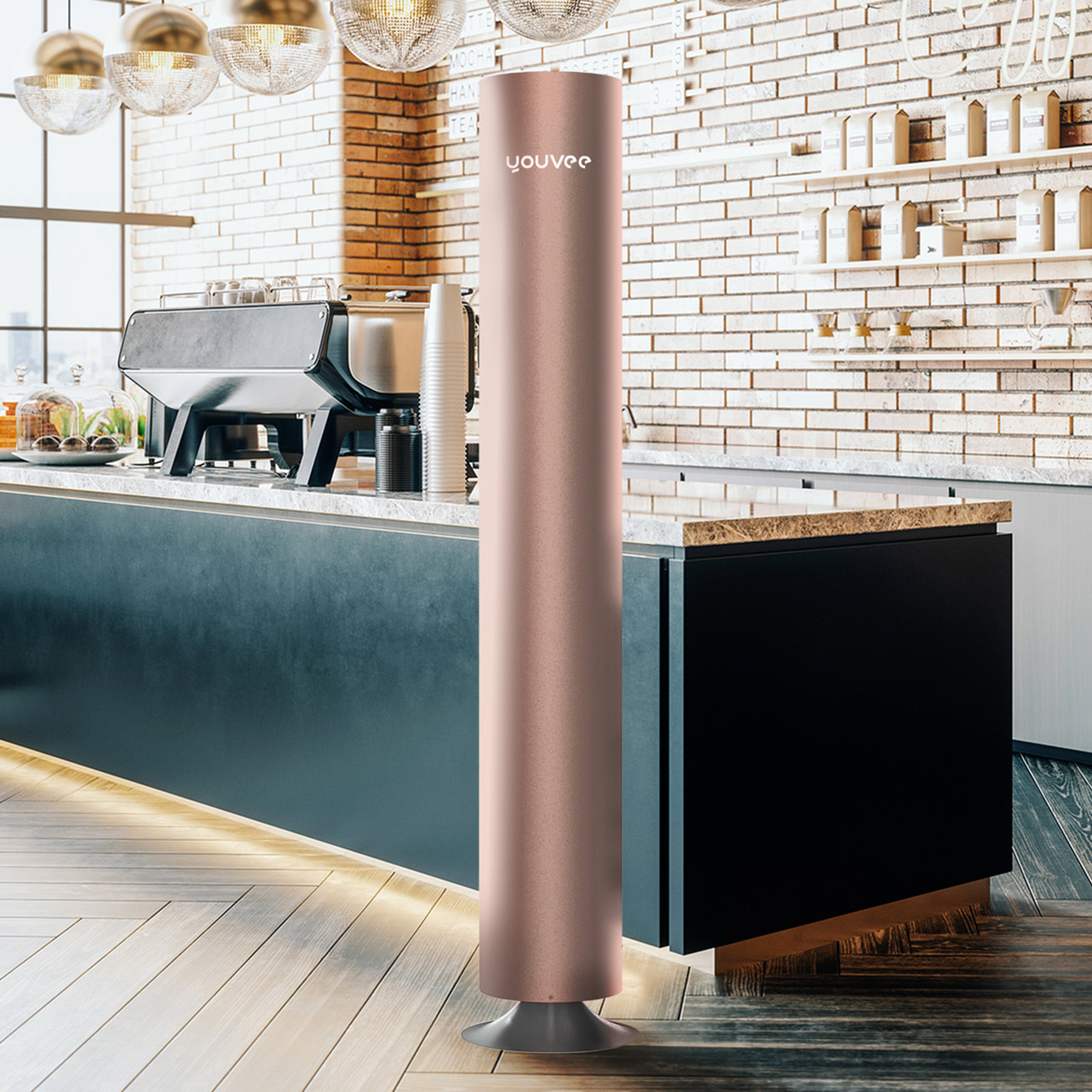 youvee UV-C-Luftreiniger mit CO2-Sensor