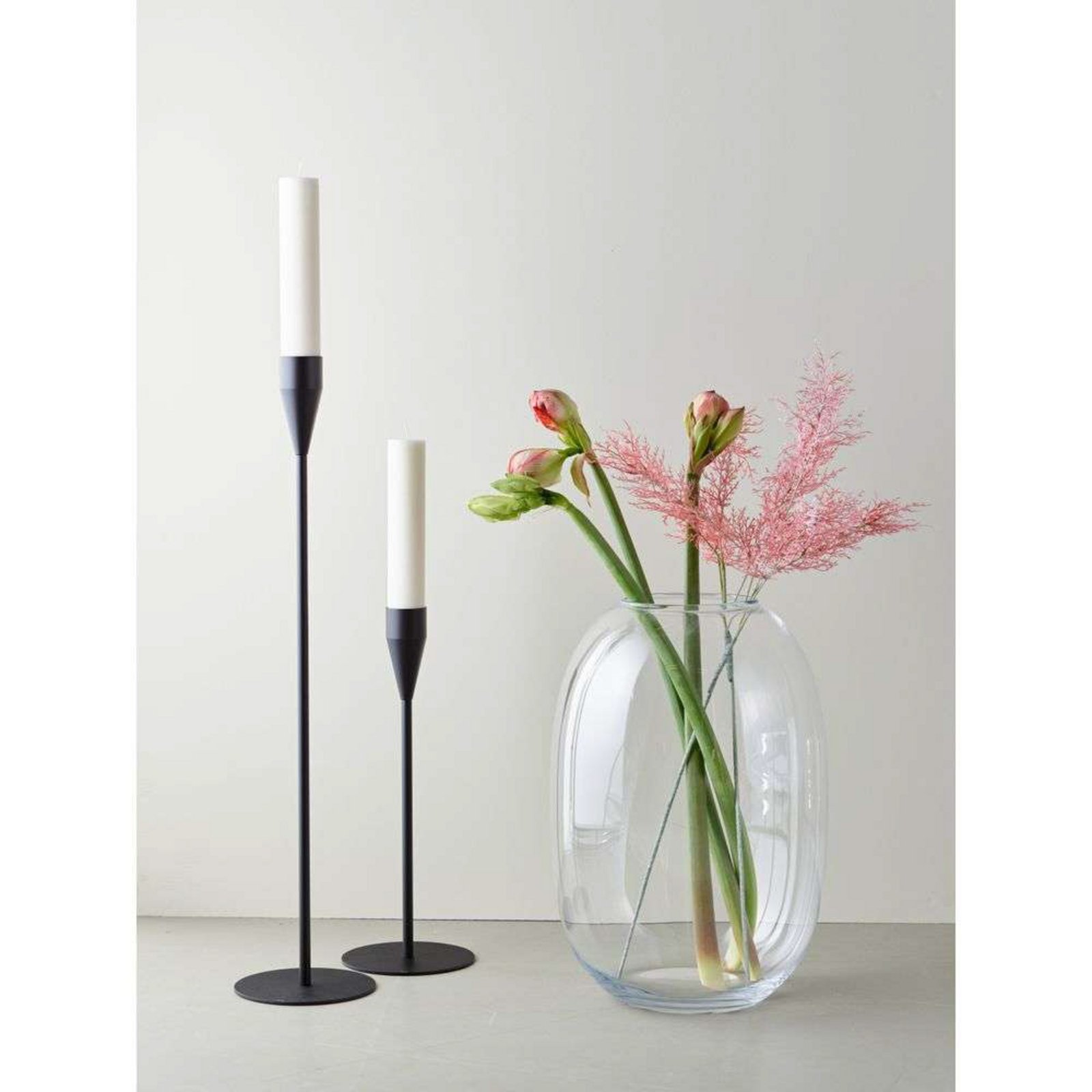 Venus Maxi Candle Holder H47,5 Crna - Piet Hein