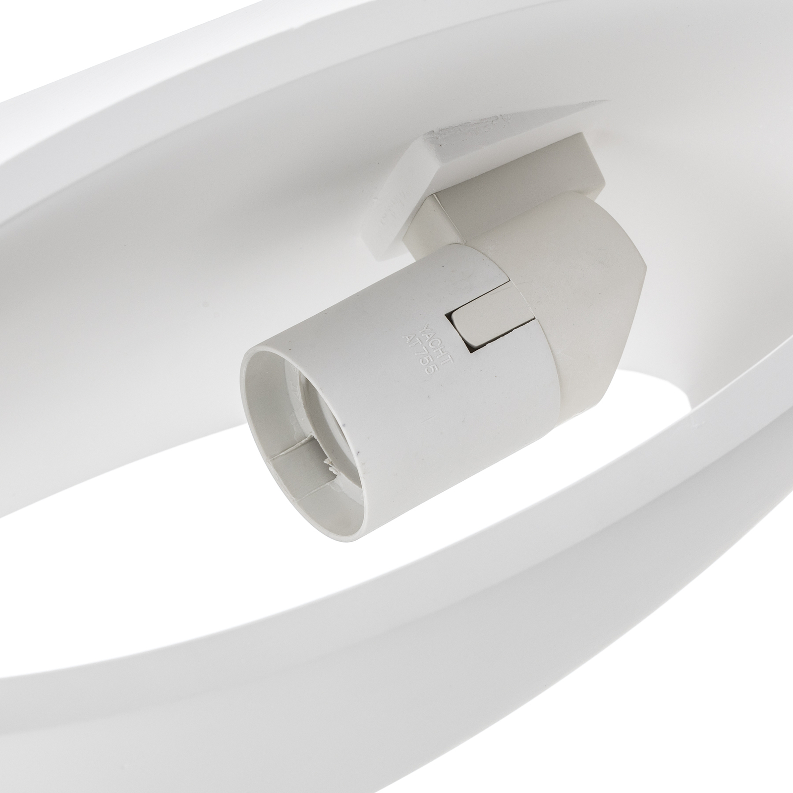 Paintable plaster wall light Aria Lights.co.uk