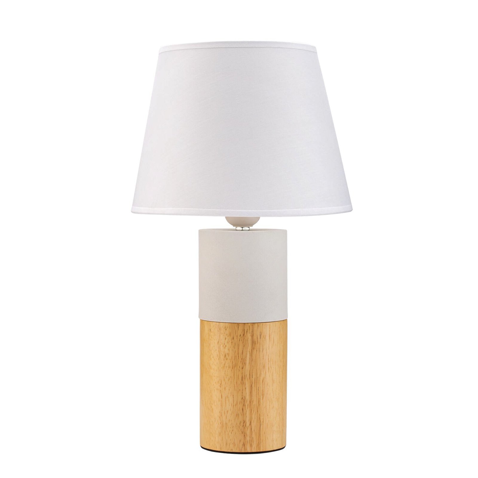Pauleen Woody Elegance stolová lampa, drevo/textil