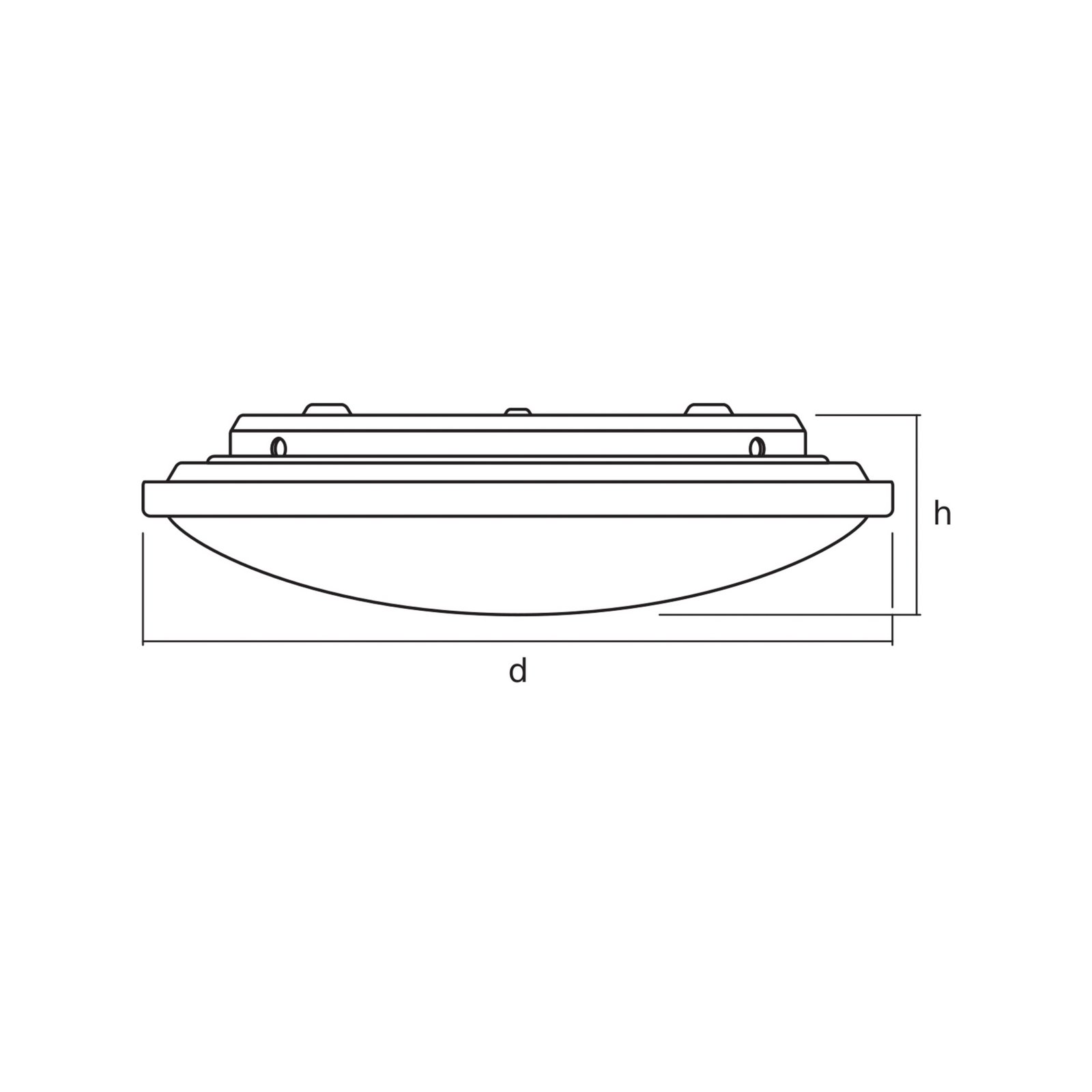 OSRAM LED οροφής ORBIS, Ø 41 cm, τηλεχειριστήριο CCT λευκό