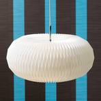 LE KLINT Donut pendant light, steel, 53 cm