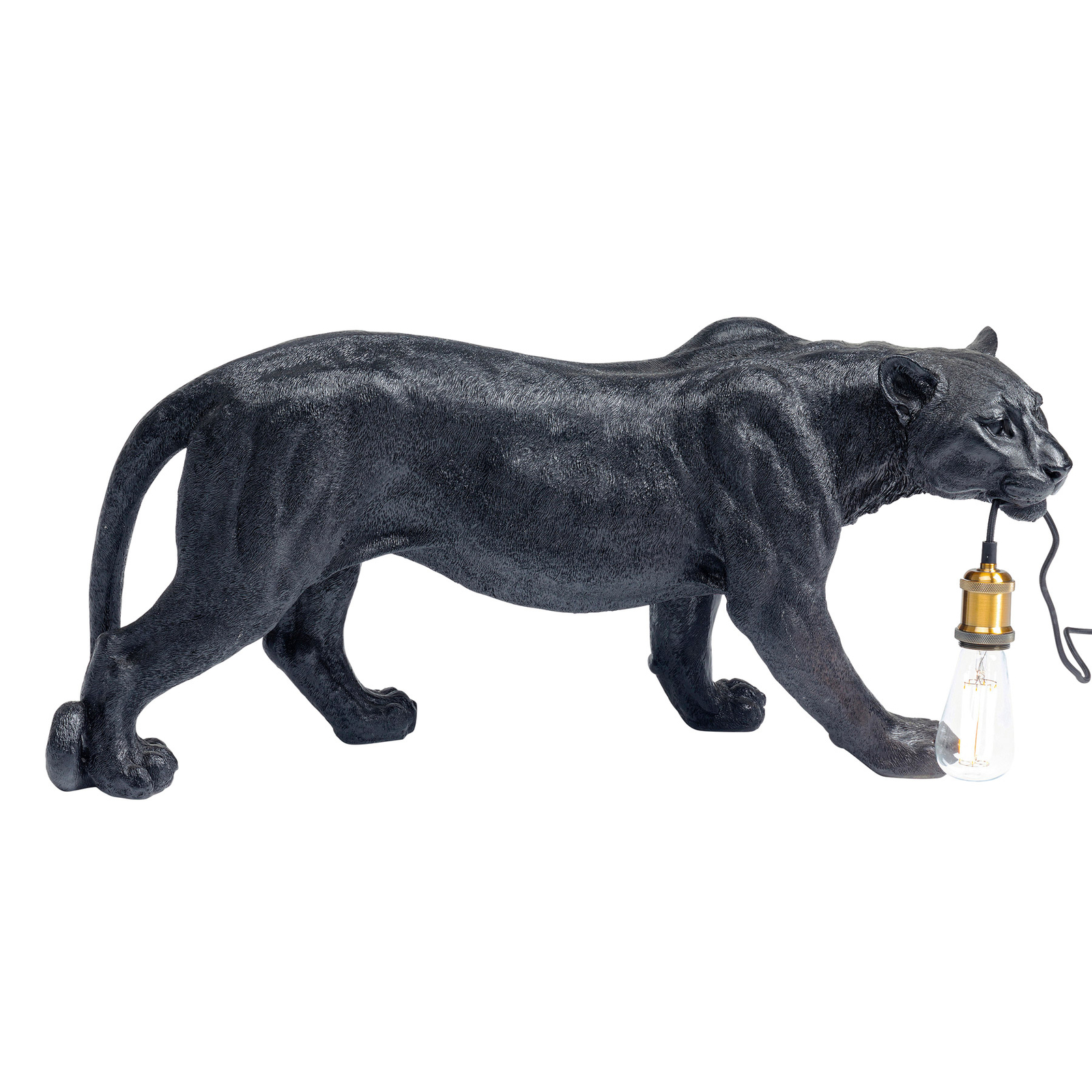 KAREN Animal Bagheera tafellamp zwarte panter
