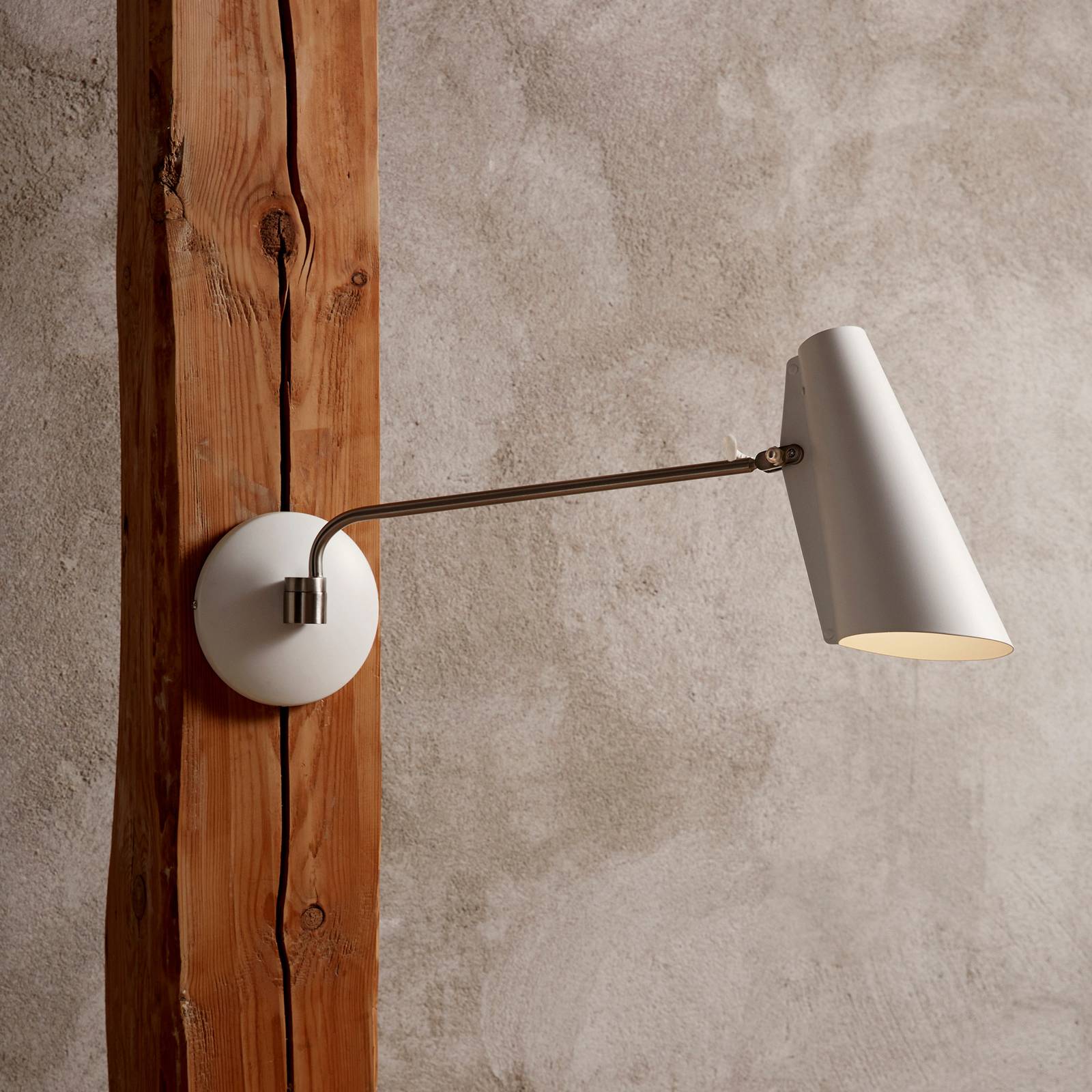 Applique murale Northern Birdy Swing, blanc/acier