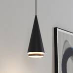 Lucande Naoh függő lámpa, egy izzós, fekete