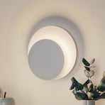 Circle wall light in a round shape, white