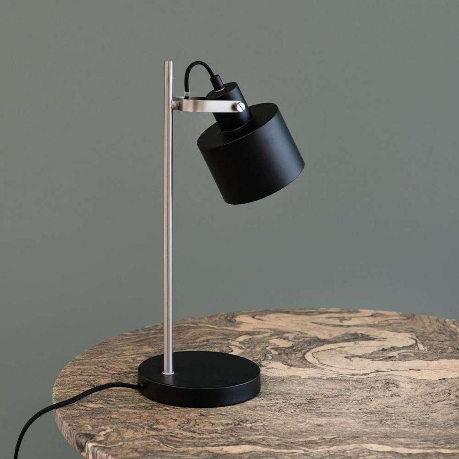 Ocean Lampă de Masă Black/Steel - DybergLarsen