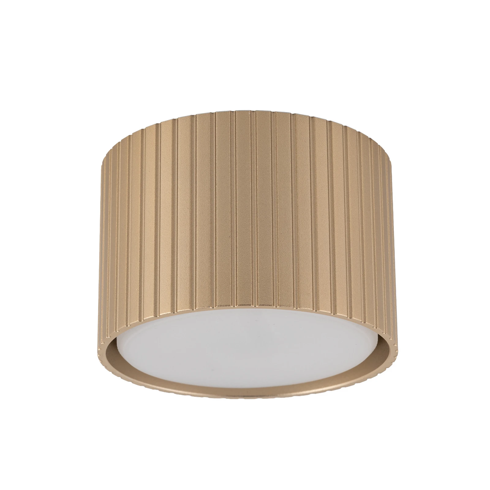 Leņķveida gaismeklis „Ferro“, smilškrāsā, plastmasa, augstums 6 cm, GX53