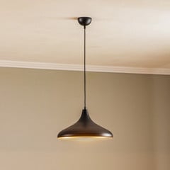 Závěsné světlo AV-4106-M8-BSY-36 černé/zlaté Ø 36 cm