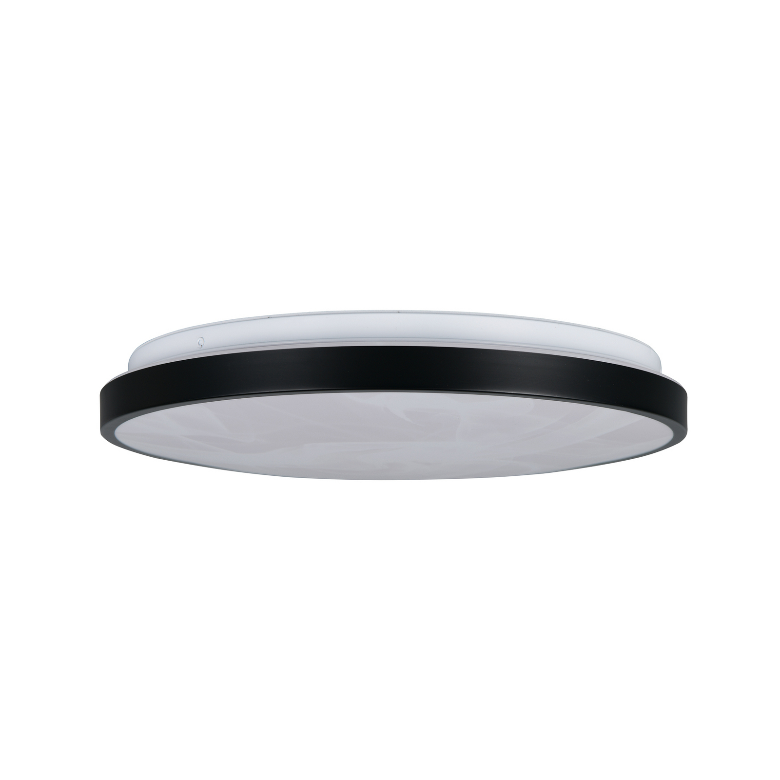 LED-laelamp Fena, mattmust, Ø 38 cm, metall, IP44 LED-laelamp Fena, mattmust, Ø 38 cm, metall, IP44