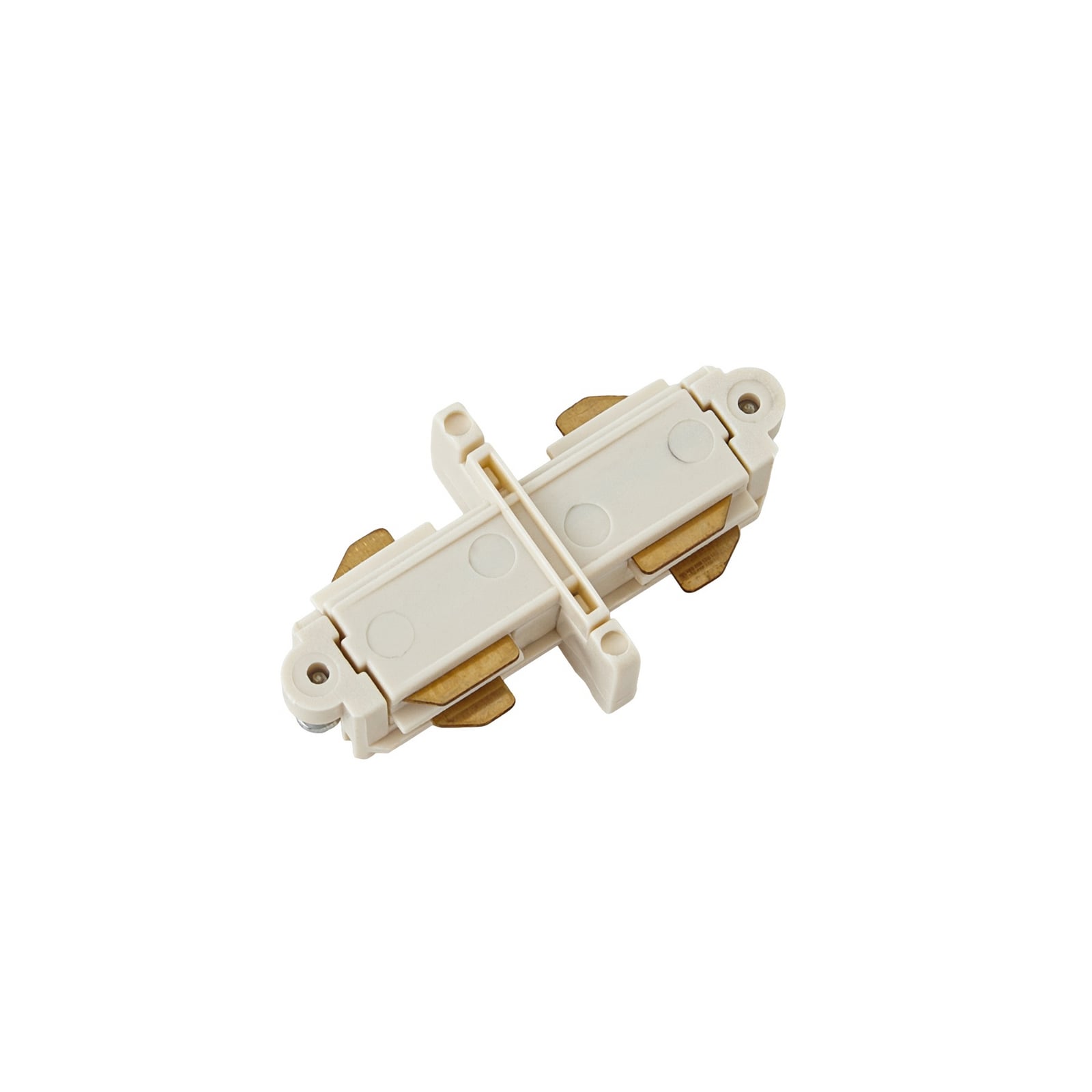 Straight connector Linaro, beige, 1-Phase