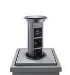 Steckdosensäule Monza, mit USB-Ports