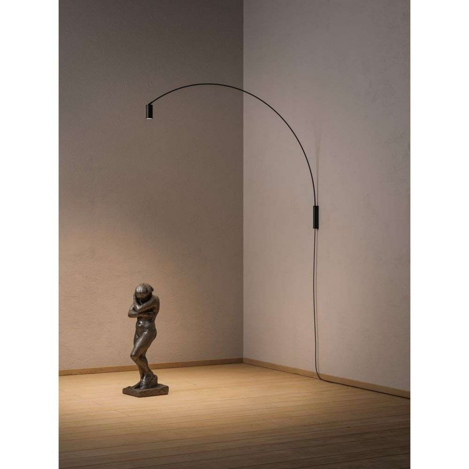 Fox LED Væglampe Black Nemo Lighting - Stue - Aluminium