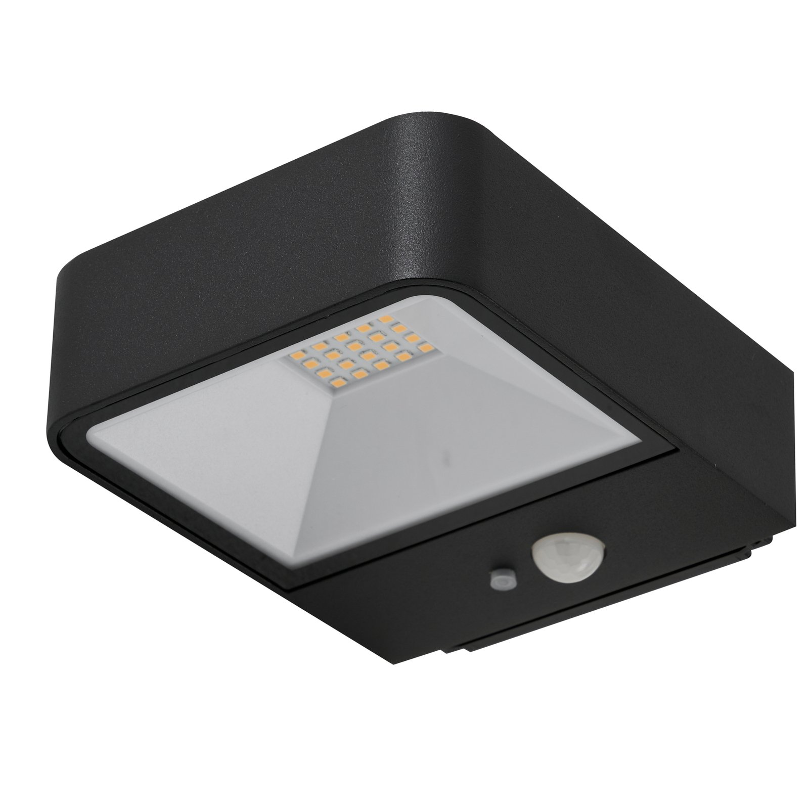 Dava Solcelle Vegglampe W/Sensor H5 Svart - Lucande