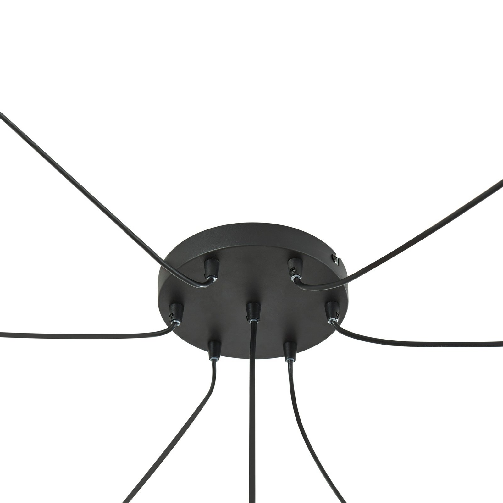 Marla 7 Candeeiro Suspenso Fumo Cinzento - Lindby