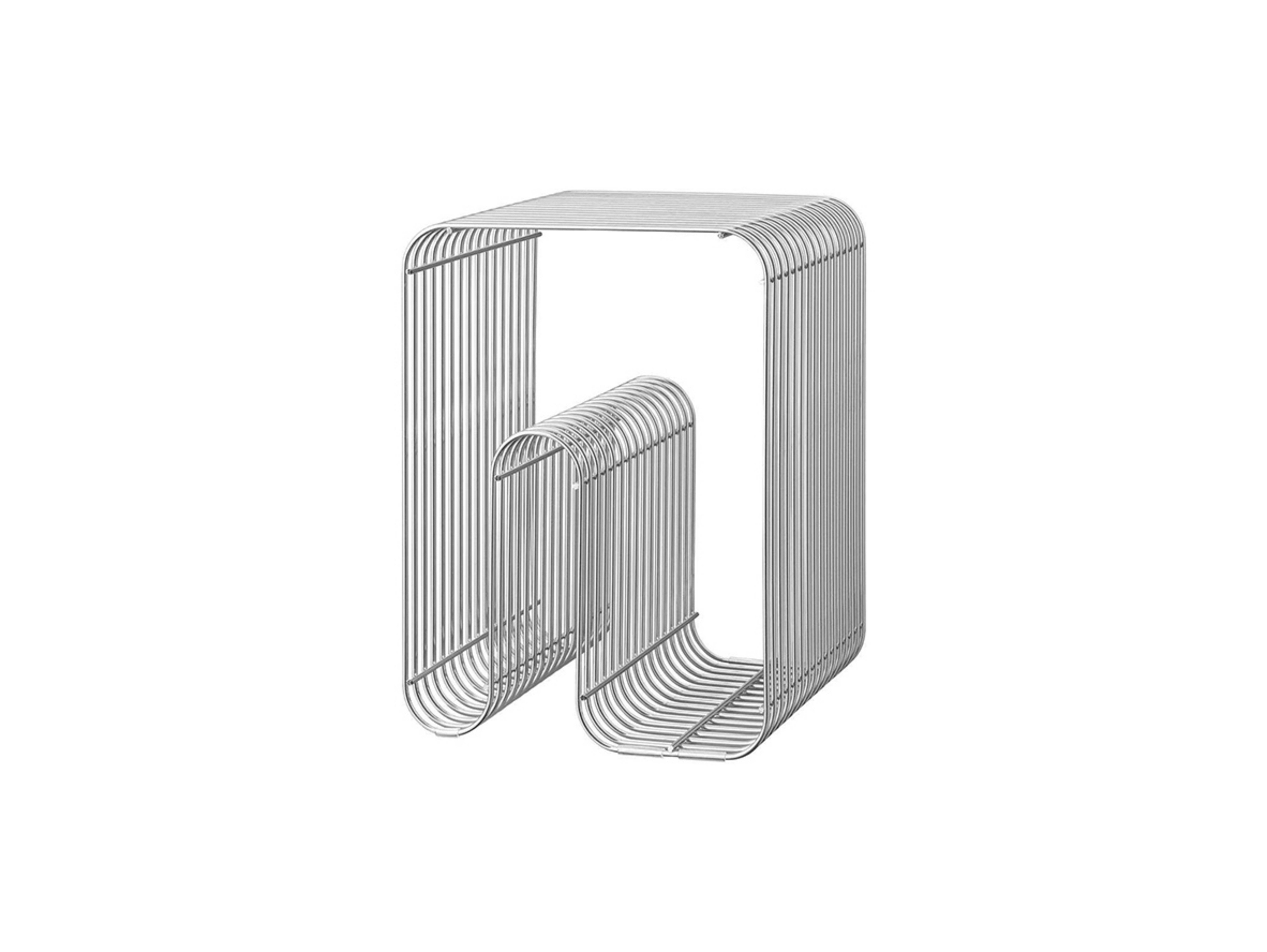 Curva Stool Silver - AYTM