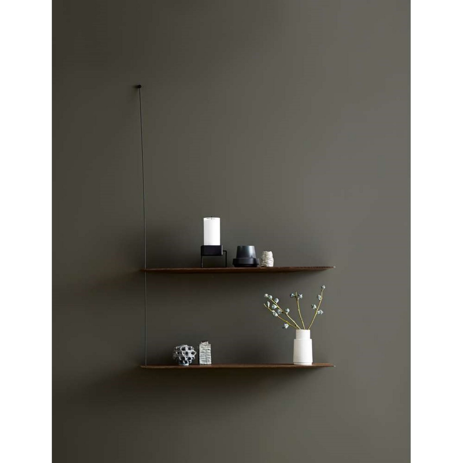 Stedge Shelf L60 Smoked Oak - Woud