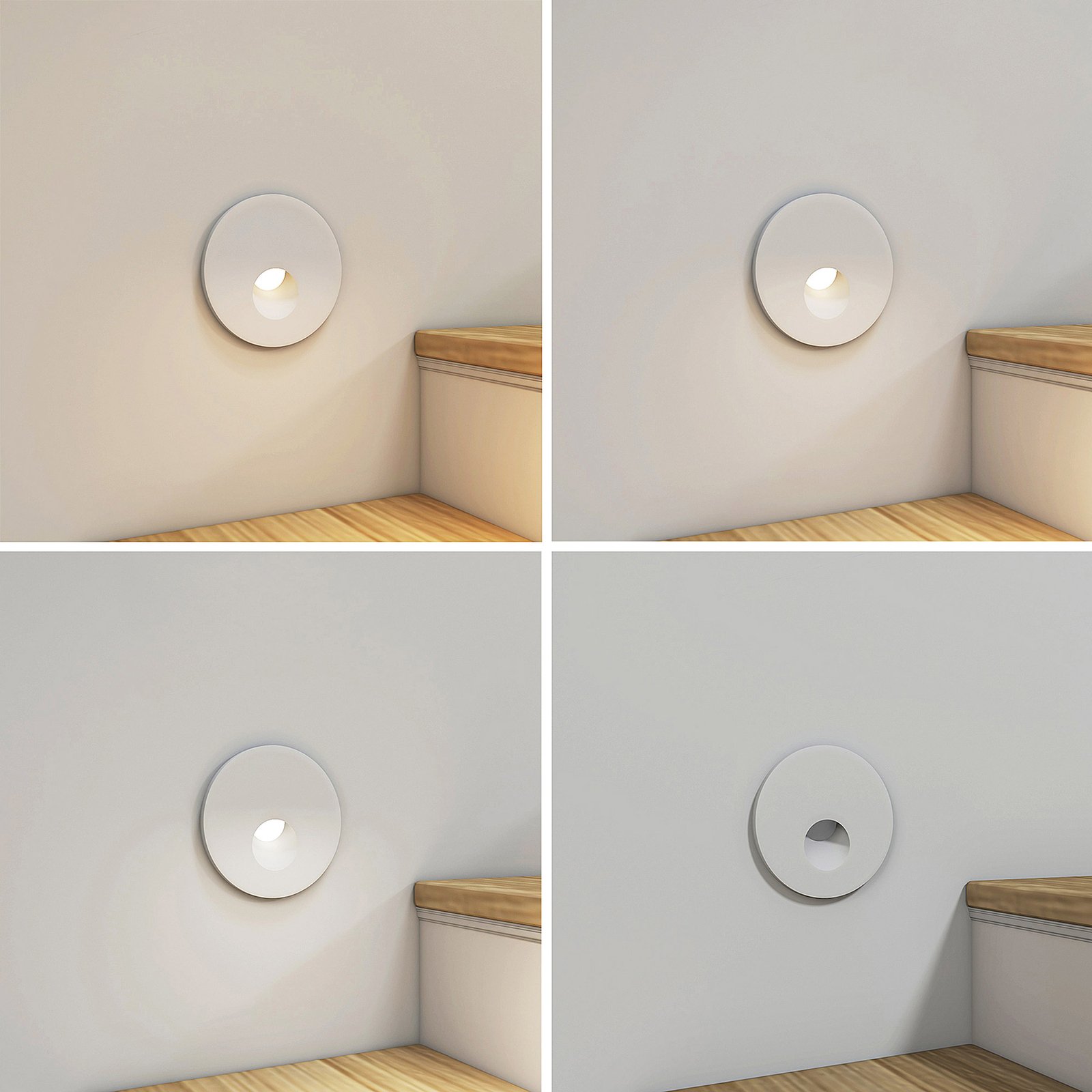 Arcchio Vexi LED-Einbaulampe CCT weiß Ø 7,5 cm