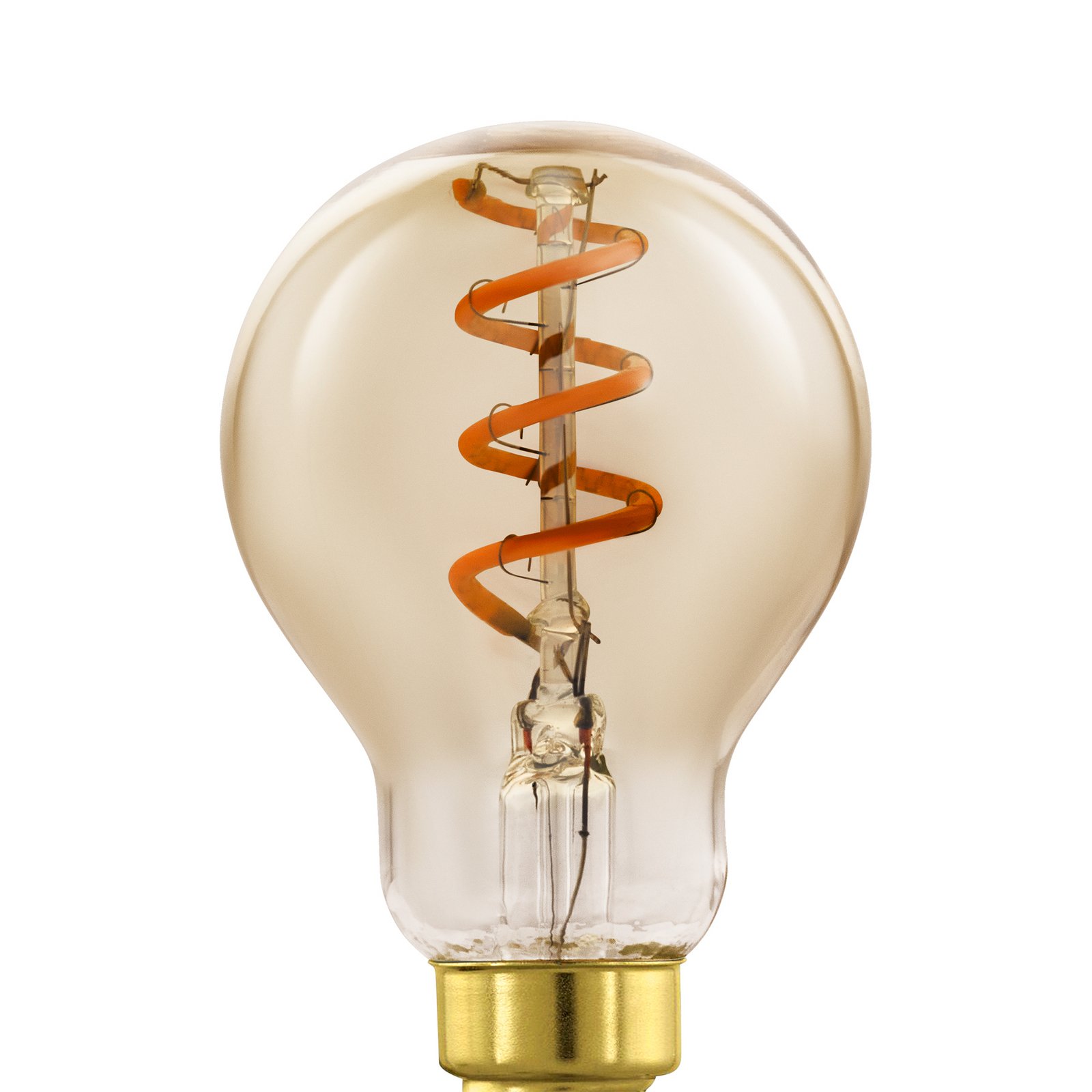 Ampoule LED E14 4W P45 2.000K filament ambre à intensité variable