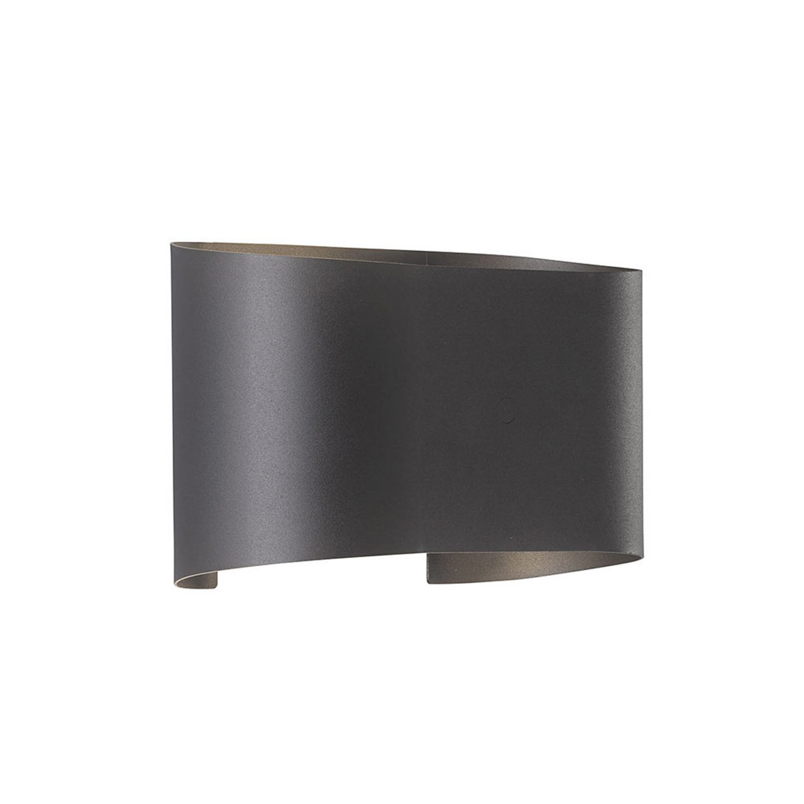Applique LED Wall, à 2 lampes, ronde, noire