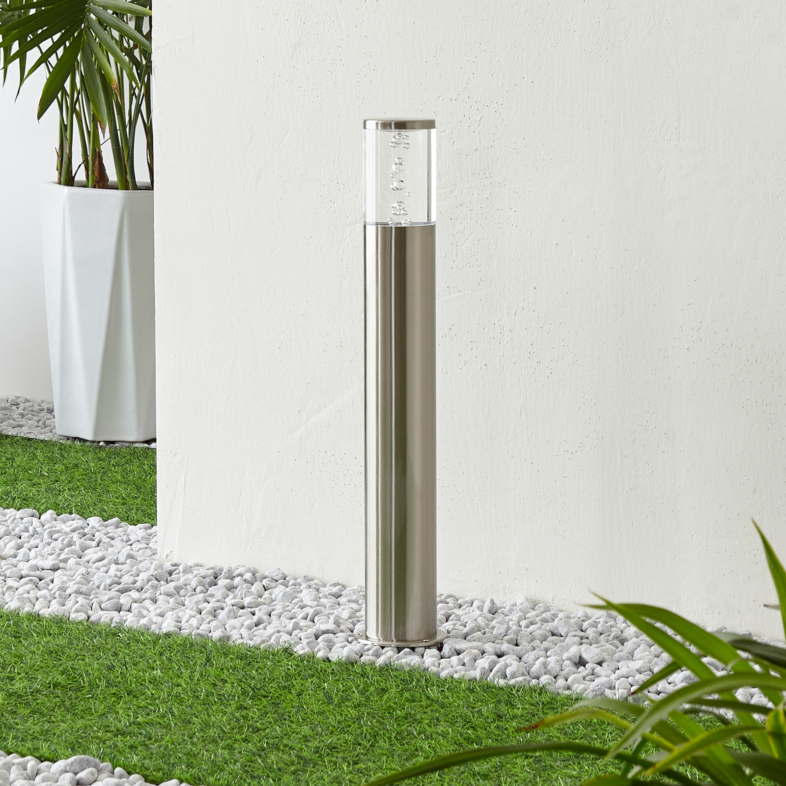 Belen LED Garden Lamp Stainless Steel - Lindby