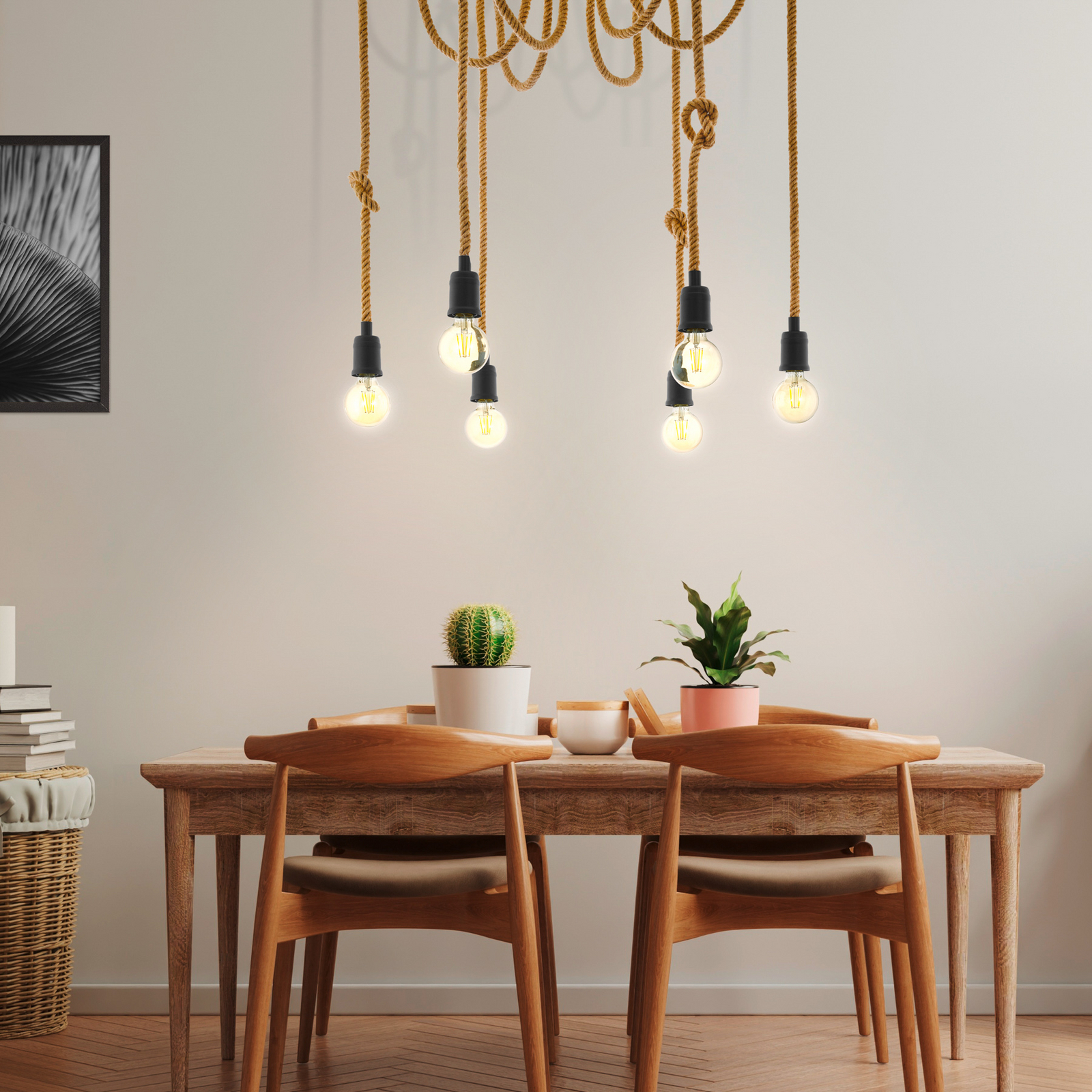 Rampside rippvalgusti 6 pistikupesaga