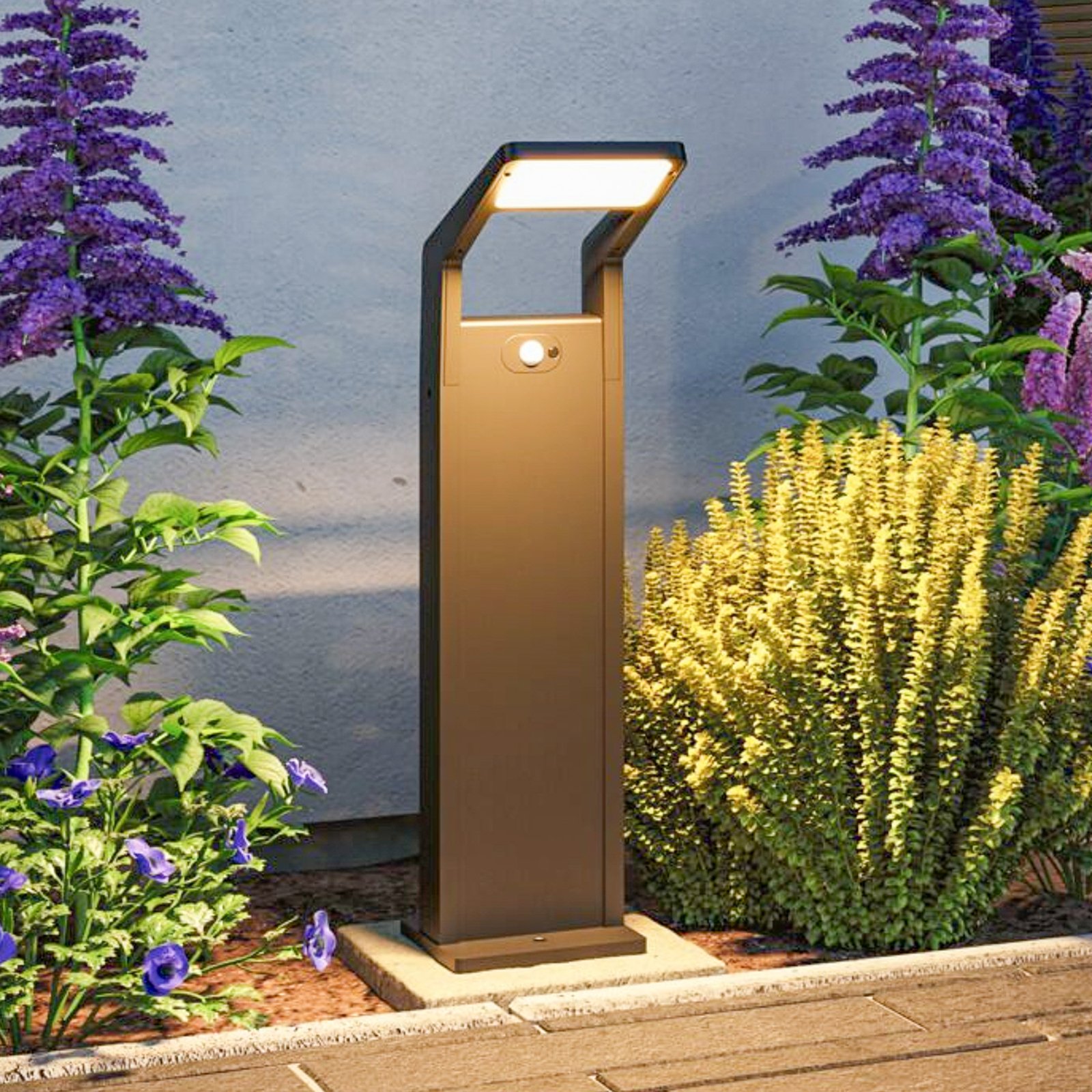 Juntea Outdoor Bollard w/Sensor 11W SWR Anthracite - Paulmann