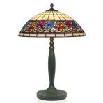 Flora bordslampa i Tiffany-stil, öppen nedtill, 62cm