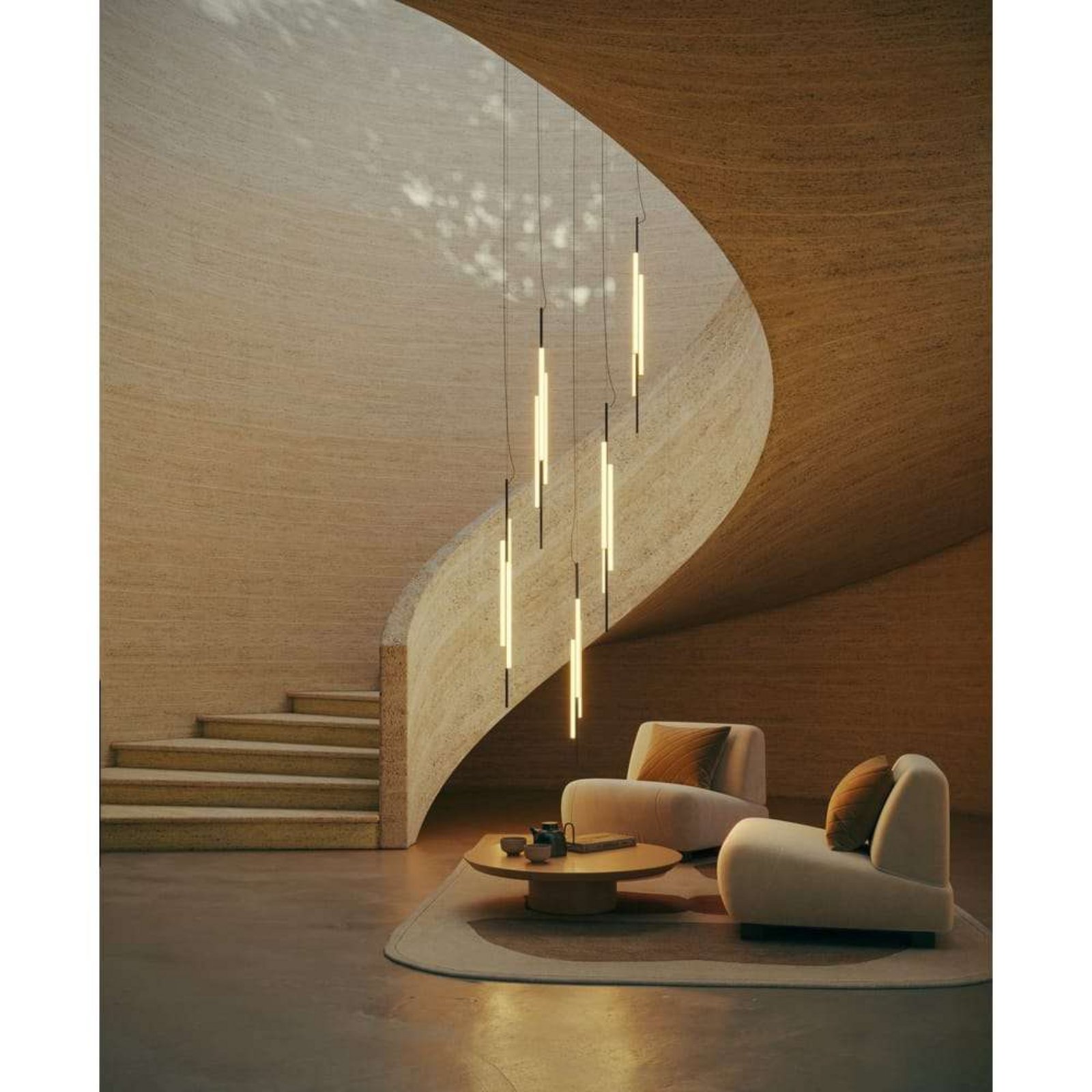 Lampa wisząca LED MARSET Ambrosia z wtyczką 2700K w kolorze złotym Lampa wisząca LED MARSET Ambrosia z wtyczką 2700K w kolorze złotym