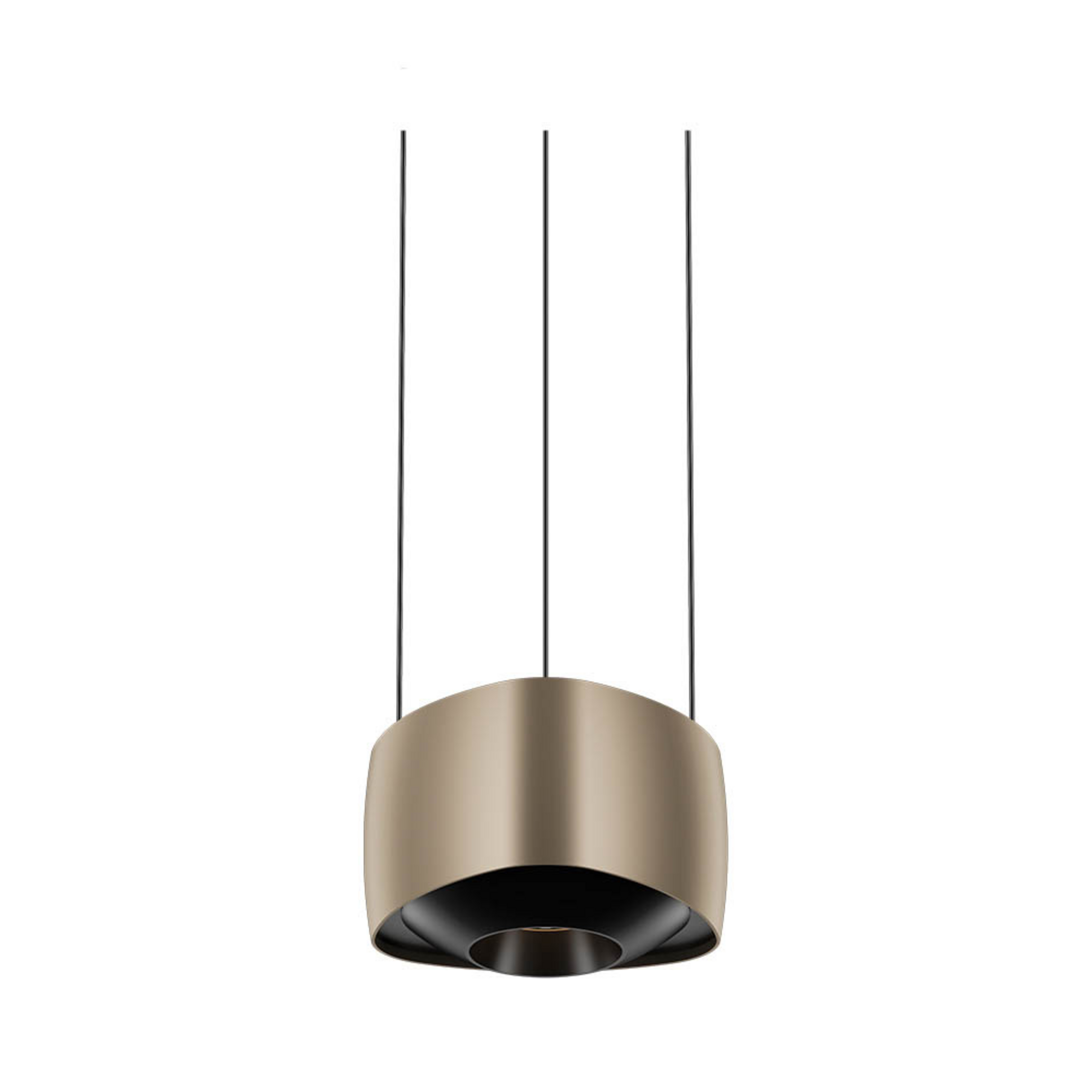 LOOM DESIGN LED-Pendelleuchte Air, grau, Alu, 13 cm
