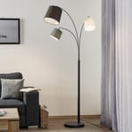 By Rydéns Foggy floor lamp with three lampshades