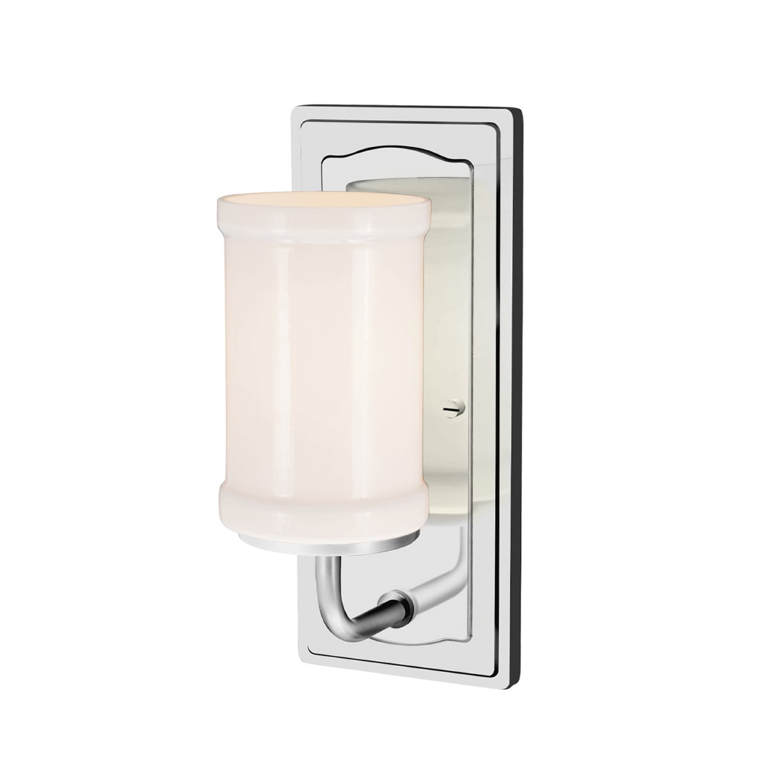 LED-vegglampe Vetivene, krom, høyde 31 cm, metall, IP44, G9-LED
