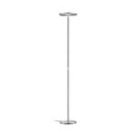 Lámpara de pie LED Aura, control por gestos, color níquel, altura 184 cm
