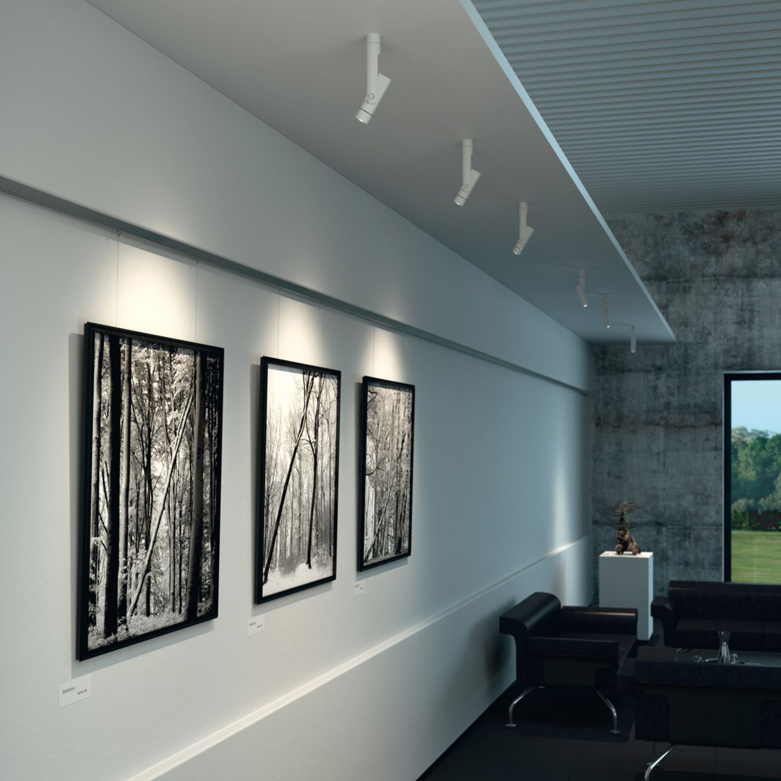 Oligo Hubble LED-Schienenspot 2.700 K
